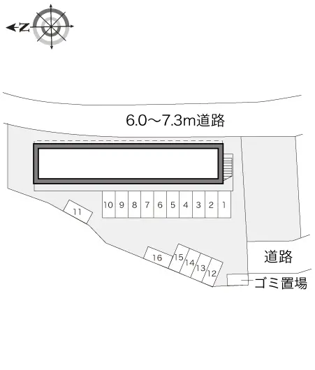 ★手数料０円★糟屋郡粕屋町大隈　月極駐車場（LP）